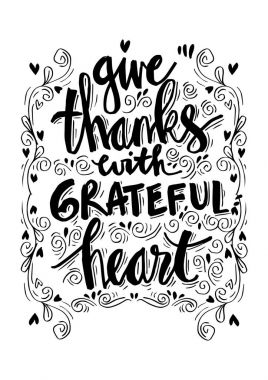 Minnettar kalp el ile teşekkür ediyorum yazı.