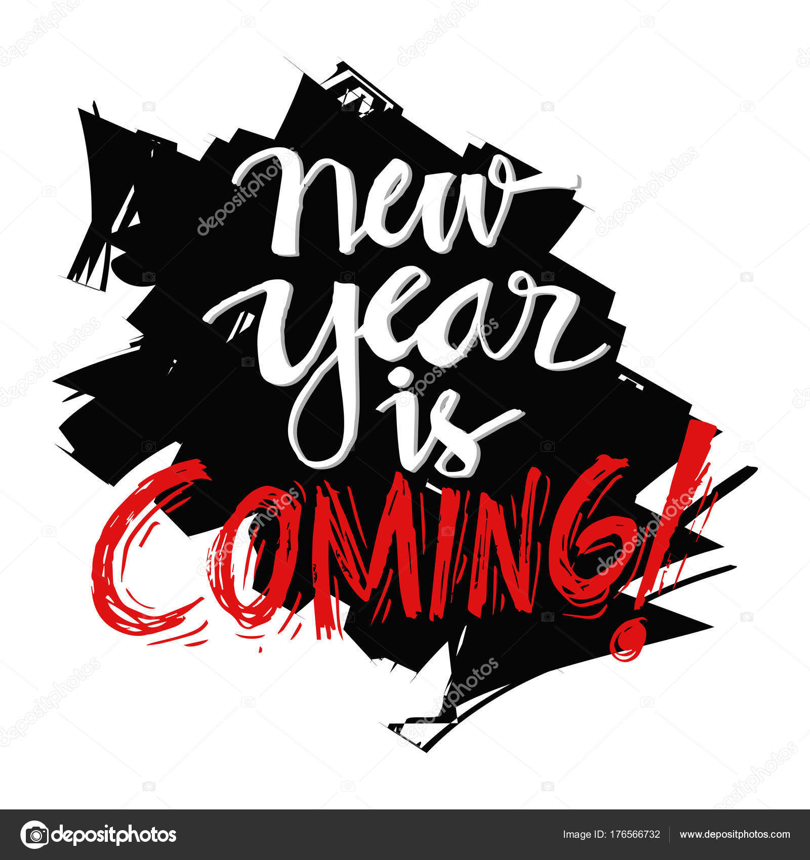 New Year Coming Motivational Quote — Stock Photo © Handini #176566732