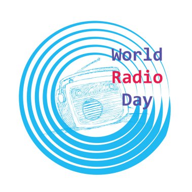 Dünya radyo gün kavramı