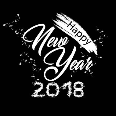 Mutlu yıllar tebrik kartı.