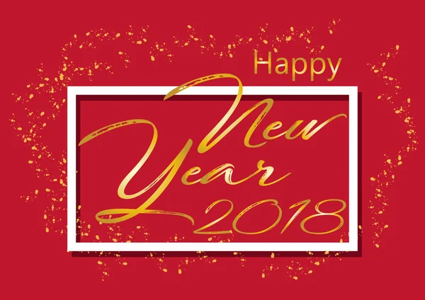 Happy New Year Greeting Card — Stock Photo, Image