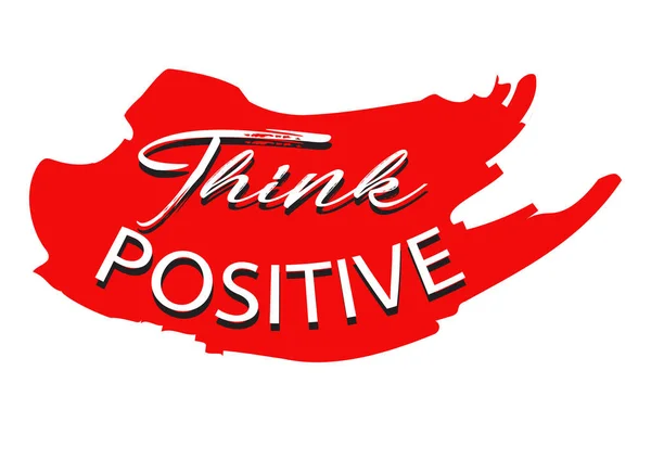 Positive Motivationsquote Denken — Stockfoto