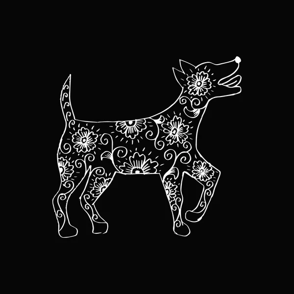 Декоративні Собаки Знак Зодіаку Китайський — стокове фото