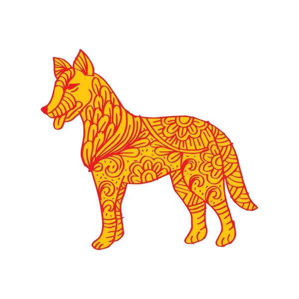 Cão Decorativo Signo Zodíaco Chinês — Fotografia de Stock