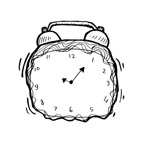 Hand Drawing Clock — Stock Photo, Image