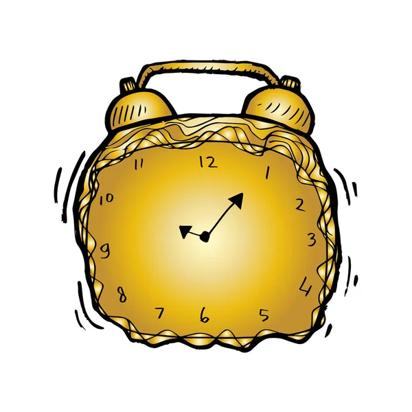 Desenho Manual Relógio — Fotografia de Stock