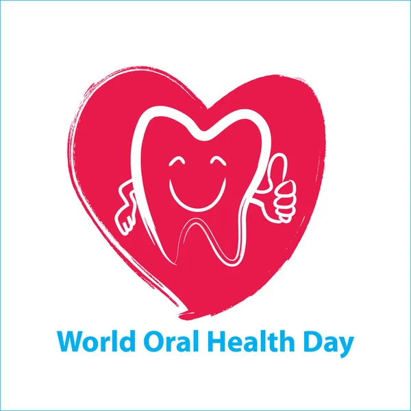 Światowy Dzień Zdrowia Jamy Ustnej Koncepcja — Zdjęcie stockowe