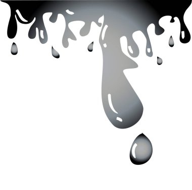 Beyaz arka plan ile kan damlayan