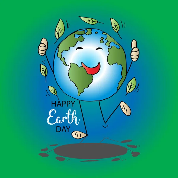 Earth Day Poster Design — Stock Photo, Image