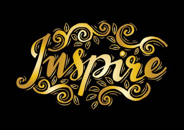  Inspire.Hand yazı hat.