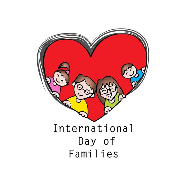 Internationaler Tag Der Familien — Stockfoto