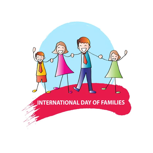 Międzynarodowy Dzień Rodzin — Zdjęcie stockowe