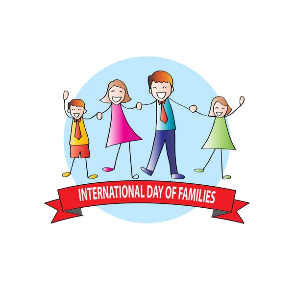 Dia Internacional Das Famílias — Fotografia de Stock