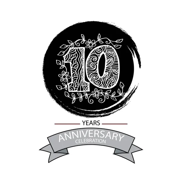 Años Logo Aniversario — Foto de Stock