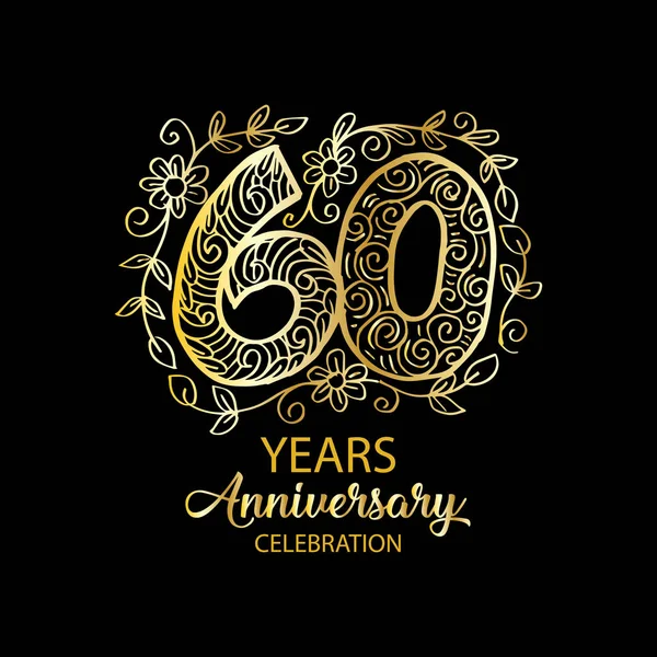 Años Aniversario Celebración Logo — Foto de Stock