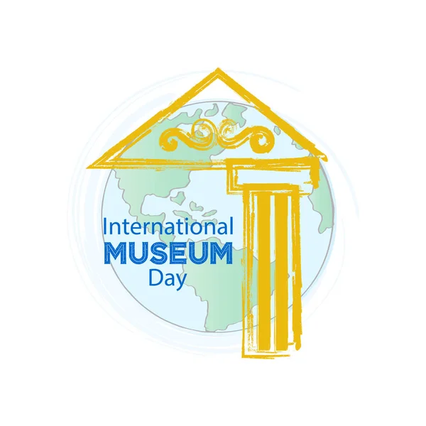 Logo Día Internacional Los Museos — Foto de Stock