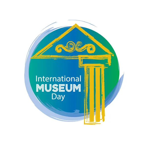 Logo Día Internacional Los Museos — Foto de Stock