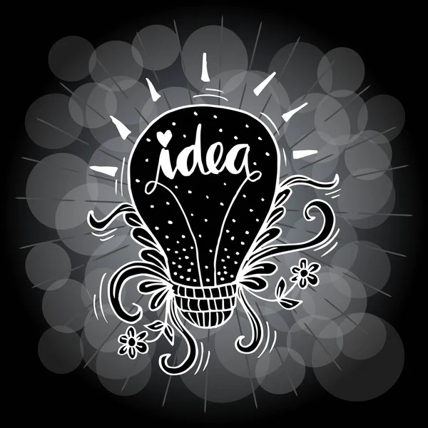 Light Bulb Icon Concept Idea — Stock Photo, Image