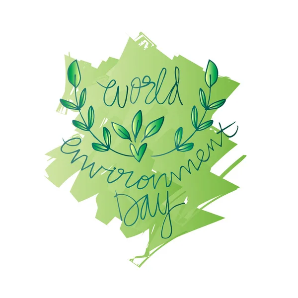 World Environment Day lettering