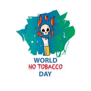 Dünya Hayır tütün günü konsept tasarımı