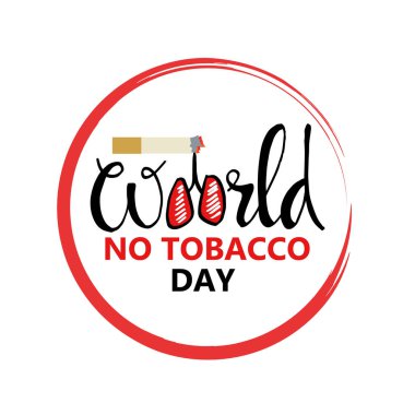 Dünya Hayır tütün günü konsept tasarımı