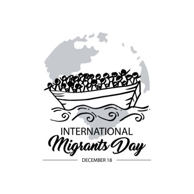 Uluslararası göçmenlik kavramı. 18 Aralık