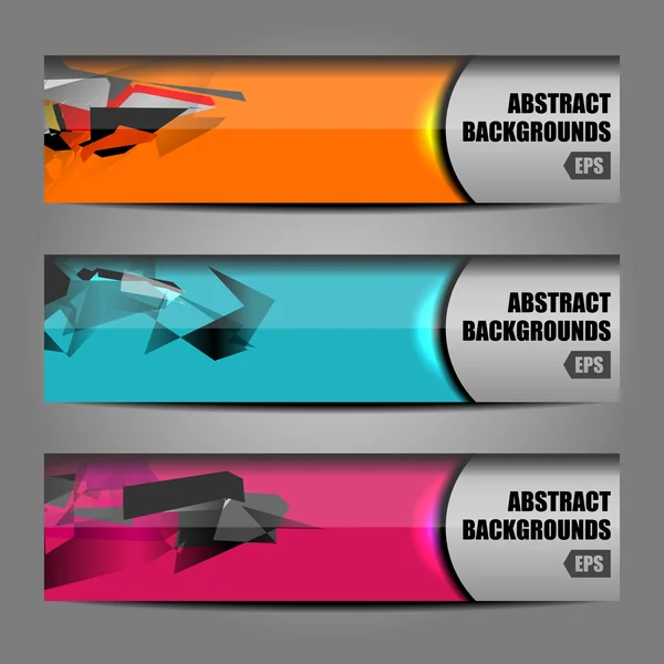 Diseño de plantillas de banners de negocios — Vector de stock