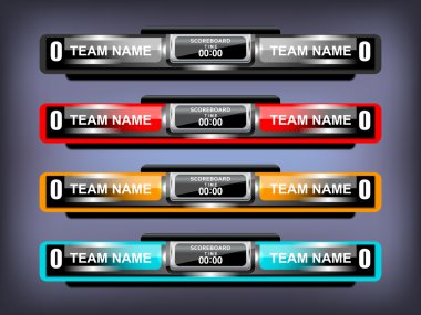 Çetele Spor Futbol ve futbol için şablon