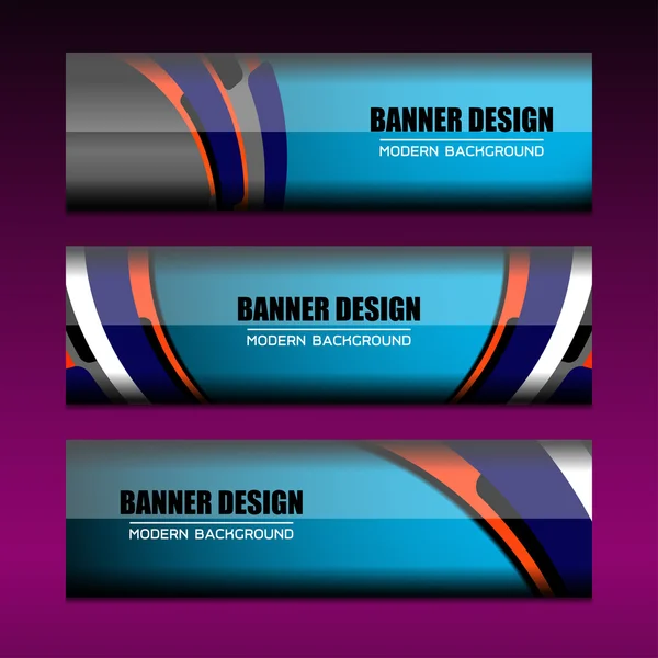 İş Banner arka planlar, vektör çizim