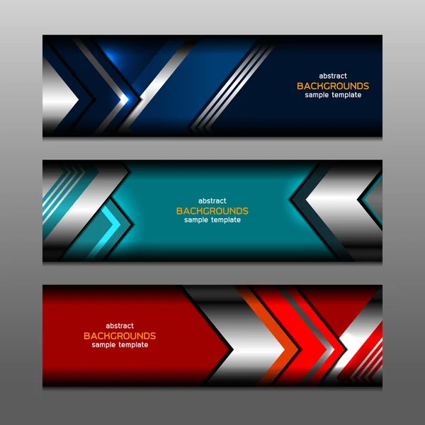 İş Banner arka planlar, vektör çizim