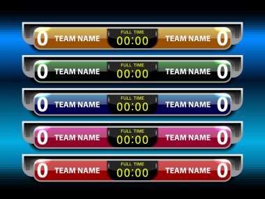 Çetele Spor Futbol ve futbol için şablon