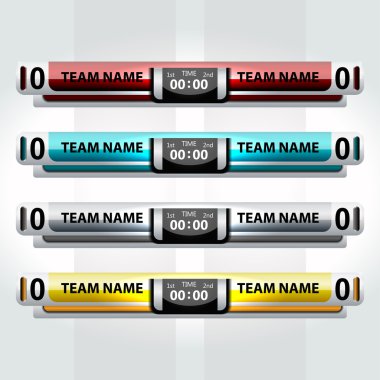 Çetele Spor Futbol ve futbol için şablon