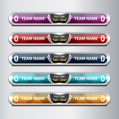 Çetele Spor Futbol ve futbol için şablon