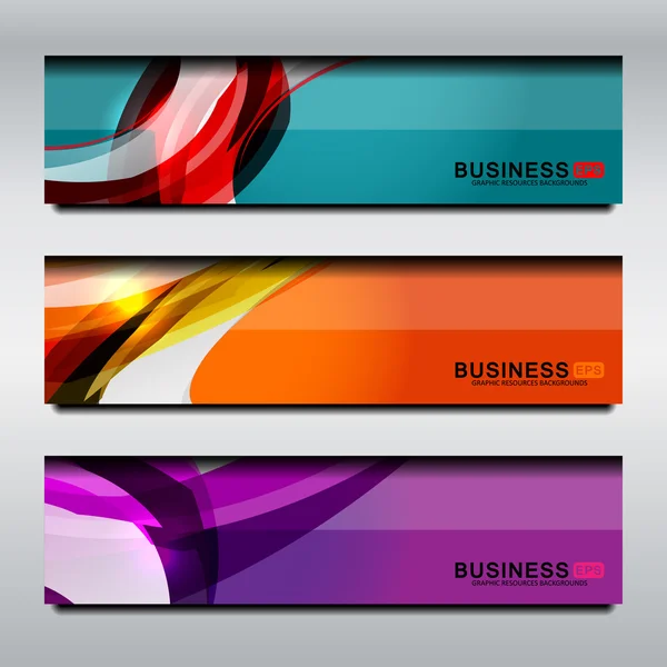 Business Banner Hintergrund — Stockvektor