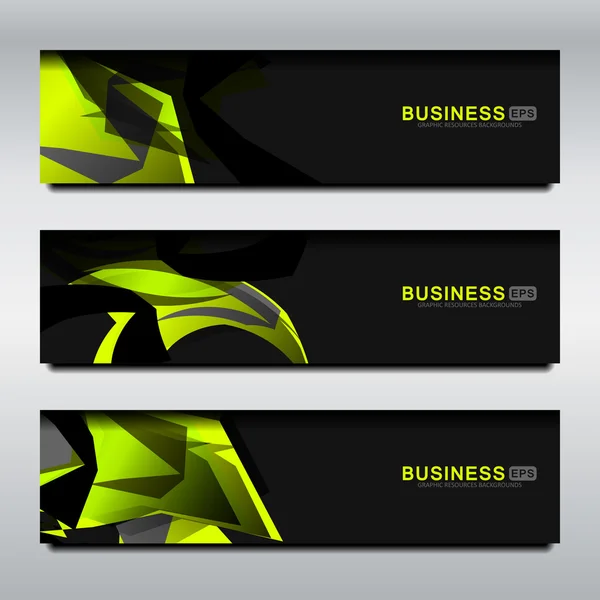 Business Banner Hintergrund — Stockvektor