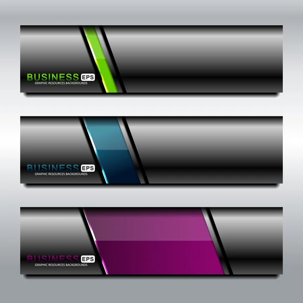 Business Banner Hintergrund — Stockvektor