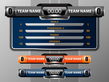 Çetele Spor Futbol ve futbol için şablon