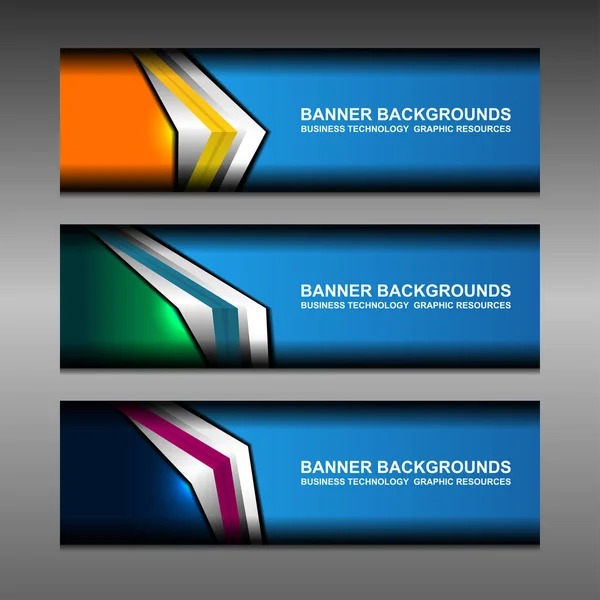 Business Banner Hintergrund — Stockvektor