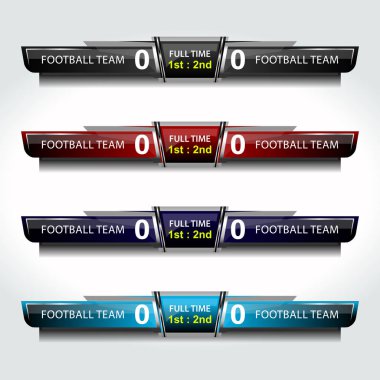 Çetele Spor Futbol ve futbol için şablon