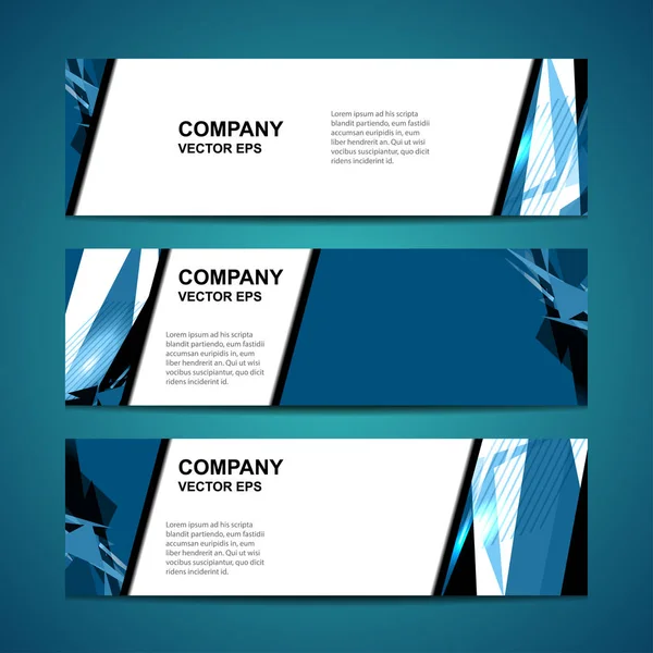 Business Banner Hintergrund — Stockvektor