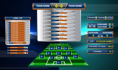 Çetele Spor Futbol ve futbol için şablon