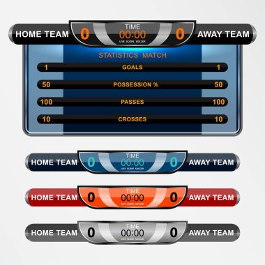 Futbol çetele şablonu