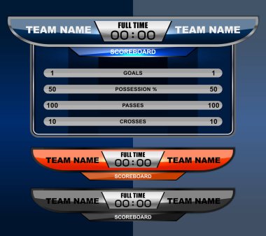 Futbol çetele şablonu