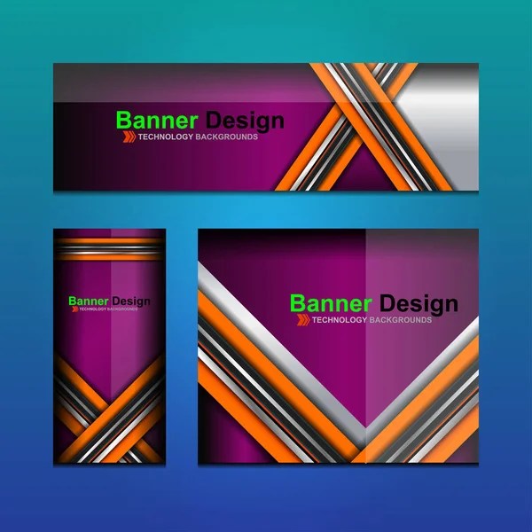 Plantilla de banner empresarial — Vector de stock