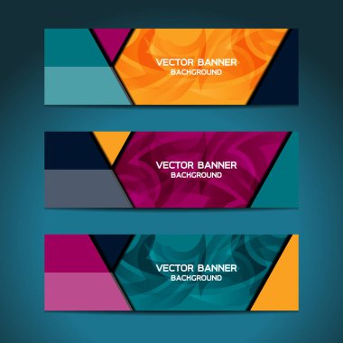 İş Banner şablon arka plan