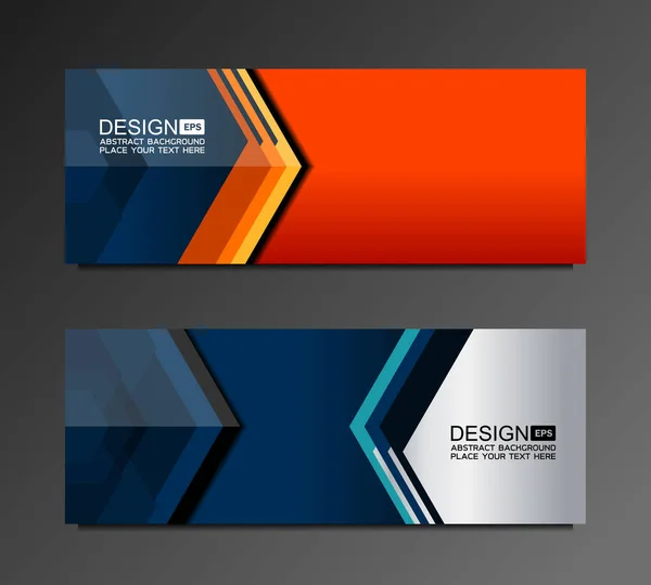 Banner plantilla fondo — Vector de stock