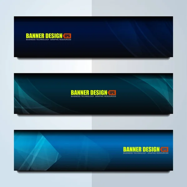 Modelo de banner web — Vetor de Stock