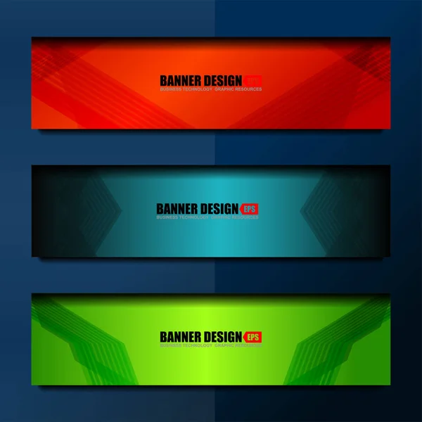 Plantilla de banner web — Vector de stock