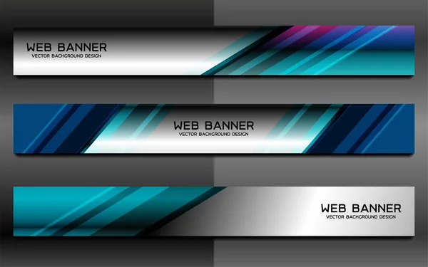 Plantilla de banner web — Vector de stock