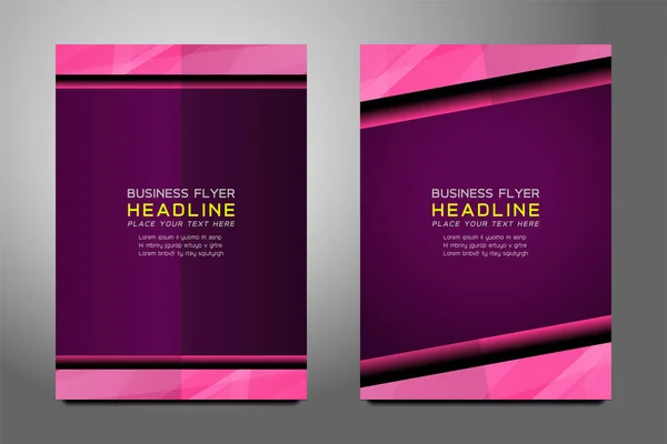 Brochure flyer design template — Stock Vector